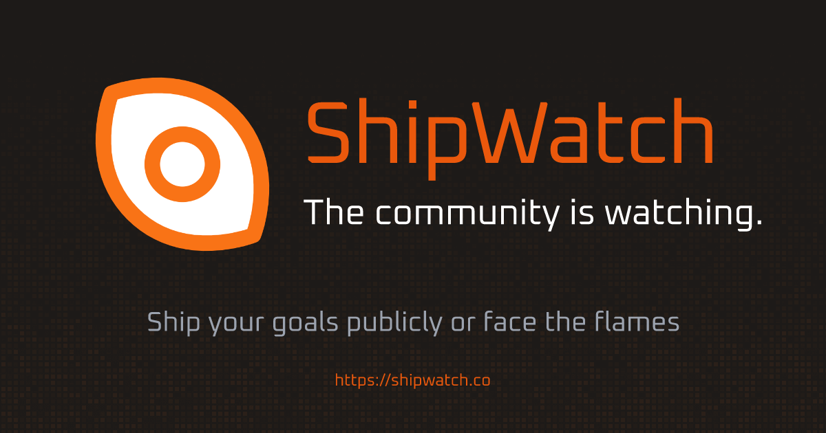 Show HN: ShipWatch – Build publicly, ship with community accountability